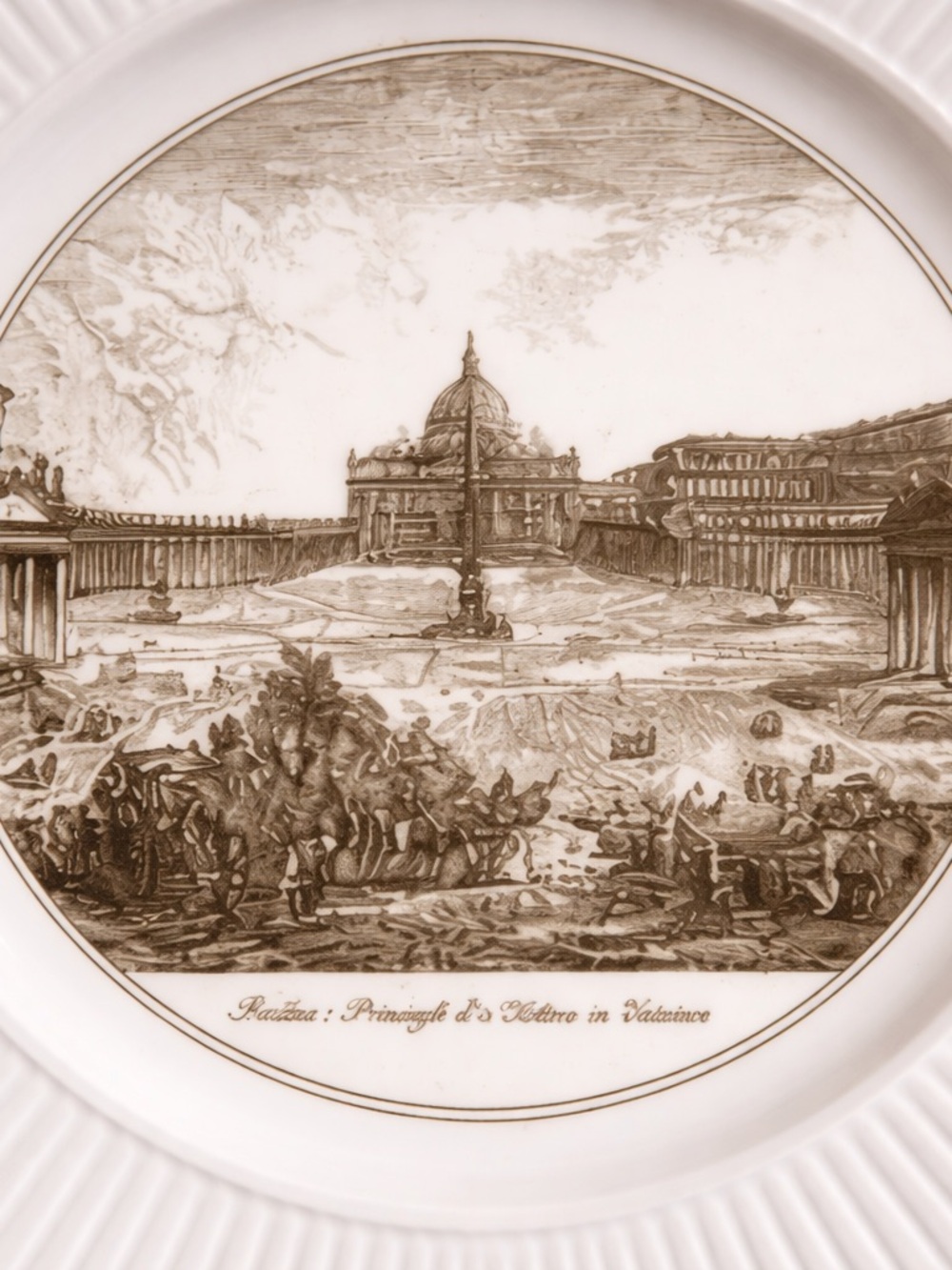 Vintage Wedgwood Rome Plate – Piazza di San Pietro Vatican